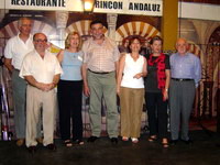 Collado junto a las autoridades del CeCABA y del Rincn Andaluz