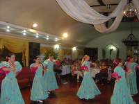 El Ballet Andaluca durante su actuacin en el agasajo de Reyes